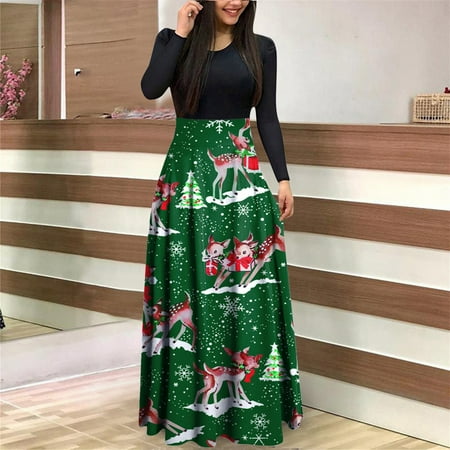 ViLaViDe Women Christmas Long Sleeve O Neck 1950s Housewife Evening Party Prom Dress Womens Loose Fit Tops Pack of Turtle Neck Top for Women Beige Bra Casual Women Green M
ViLaViDe Women Christmas Long Sleeve O Neck 1950s Housewife Evening Party Prom Dress Womens Loose Fit Tops Pack of Turtle Neck Top for Women Beige Bra Casual Women Green M
