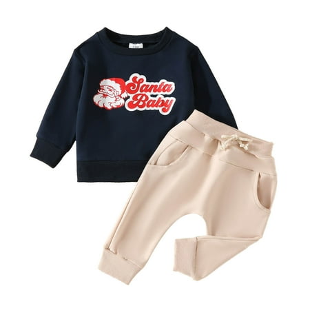 OAUP Toddler Boys Girls Outfit Sets Long Sleeve Christmas Cartoon Print T Shirt Pullover Tops Pants Outfits Fall Casual Trendy Outfit 3M-3Y
OAUP Toddler Boys Girls Outfit Sets Long Sleeve Christmas Cartoon Print T Shirt Pullover Tops Pants Outfits Fall Casual Trendy Outfit 3M-3Y