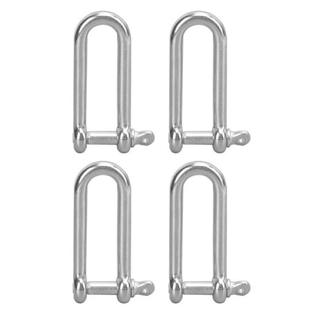 Mavis Laven D Shackle Lengthen D Shackle 4pcs Stainless Steel Lengthen U Type Shackle U Sling Screws Wire Rope Lifting Buckles
Mavis Laven D Shackle Lengthen D Shackle 4pcs Stainless Steel Lengthen U Type Shackle U Sling Screws Wire Rope Lifting Buckles