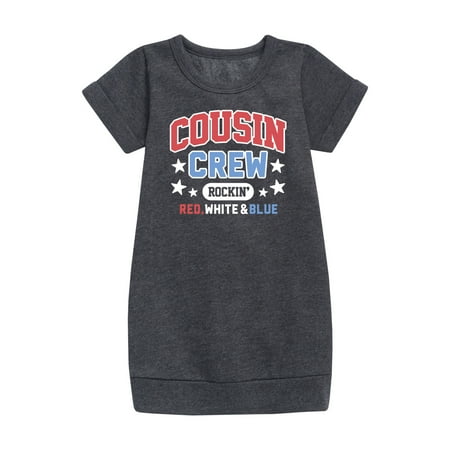 Instant Message - Cousin Crew Red White Blue - Toddler & Youth Girls Fleece Dress
Instant Message - Cousin Crew Red White Blue - Toddler & Youth Girls Fleece Dress