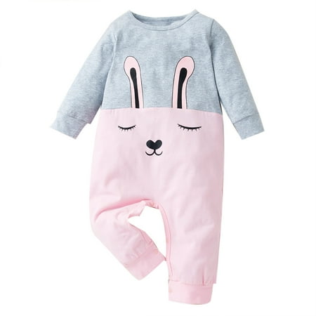 Cotton Newborn Baby Girl Clothes Gray Hooded Long Sleeve Splicing Cartoon Pattern Jumpsuit Fall Winter Romper Infant Outfit 9-12M
Cotton Newborn Baby Girl Clothes Gray Hooded Long Sleeve Splicing Cartoon Pattern Jumpsuit Fall Winter Romper Infant Outfit 9-12M
