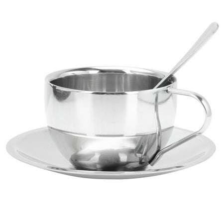 NUOLUX Cup Tea Coffee Stainless Steel Mug Espresso Set Metal Cups Saucer Mug Milk Teacup Cup Cups Latteset Spoon Cappuccino
NUOLUX Cup Tea Coffee Stainless Steel Mug Espresso Set Metal Cups Saucer Mug Milk Teacup Cup Cups Latteset Spoon Cappuccino