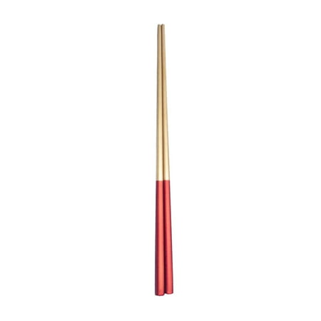 A Pair of Chopsticks Stainless Steel Red Handle Chopsticks Food Serving Chopsticks Home Kitchen Tableware (23.5x0.6cm)
A Pair of Chopsticks Stainless Steel Red Handle Chopsticks Food Serving Chopsticks Home Kitchen Tableware (23.5x0.6cm)