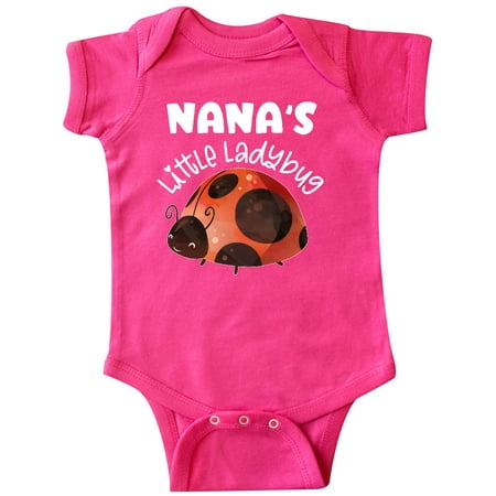 Inktastic Nana s Little Ladybug Gift Baby Boy or Baby Girl Bodysuit