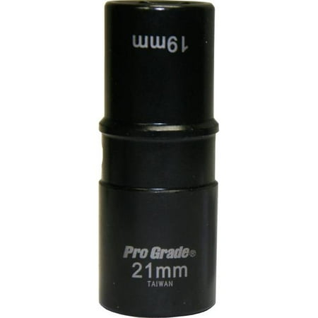 Pro-Grade 14660 0.5 in. Drive 19 x 21 mm Impact Flip Socket
