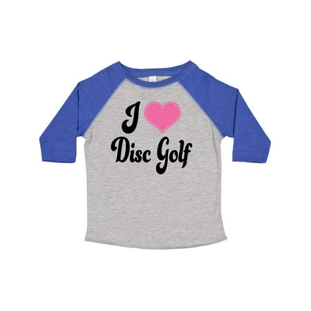 Inktastic I Love Disc Golf Gift Toddler Boy or Toddler Girl T-Shirt