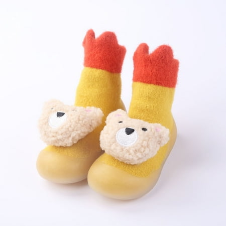 Cathalem Toddler Extra Wide Shoes Winter Plus Velvet Toddler Shoes Children Non Slip Floor Shoes Infants Warm Plus Floor Socks Shoes Yellow 6 Months
Cathalem Toddler Extra Wide Shoes Winter Plus Velvet Toddler Shoes Children Non Slip Floor Shoes Infants Warm Plus Floor Socks Shoes Yellow 6 Months