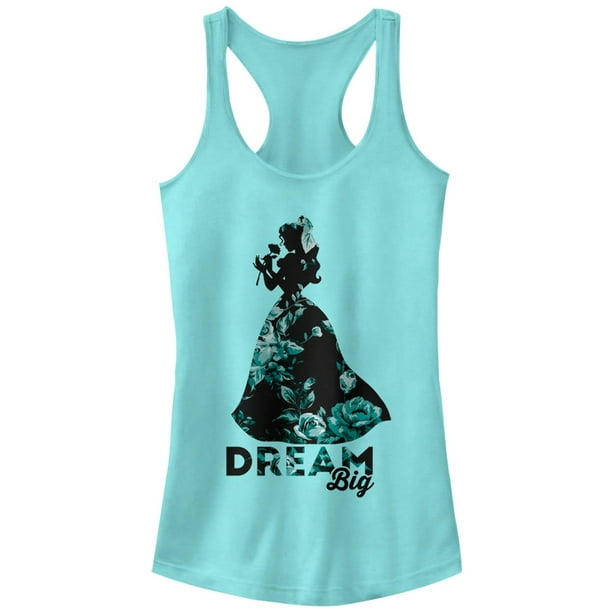 Beauty and the Beast Juniors' Belle Dream Big Floral Print Racerback Tank Top