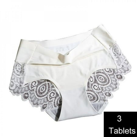 Big Sale!!3PCS Women Lace Panties Ice Silk Seamless Breathable Underwear Low-Rise Briefs Panties Girls Bikini Lingerie
Big Sale!!3PCS Women Lace Panties Ice Silk Seamless Breathable Underwear Low-Rise Briefs Panties Girls Bikini Lingerie