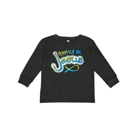 Inktastic Hooked on Jesus Christian Gift Toddler Boy or Toddler Girl Long Sleeve T-Shirt
Inktastic Hooked on Jesus Christian Gift Toddler Boy or Toddler Girl Long Sleeve T-Shirt