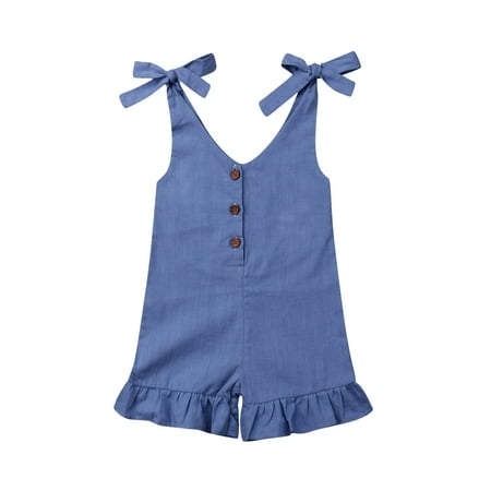 Summer Toddler Kids Baby Girl Sleeveless Ruffle Romper Buttons Bodysuit Jumpsuit Sunsuit Outfit Clothes
Summer Toddler Kids Baby Girl Sleeveless Ruffle Romper Buttons Bodysuit Jumpsuit Sunsuit Outfit Clothes
