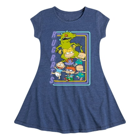 Rugrats - Gang - Toddler And Youth Girls Fit And Flare Dress
