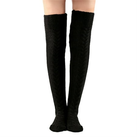 Women s Knitted Thigh High Stockings Lightweight and Highly Elastic for Winter Fall Black
Women s Knitted Thigh High Stockings Lightweight and Highly Elastic for Winter Fall Black