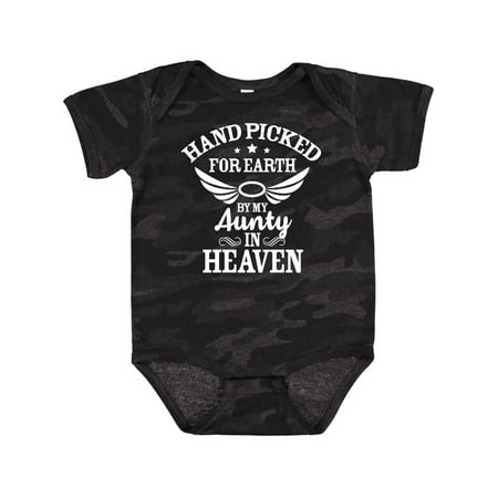 Inktastic Handpicked for Earth By My Aunty in Heaven with Angel Wings Gift Baby Boy or Baby Girl Bodysuit
Inktastic Handpicked for Earth By My Aunty in Heaven with Angel Wings Gift Baby Boy or Baby Girl Bodysuit