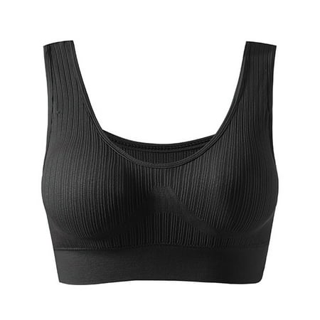 Baywell 3 Pack Seamless Sports Bra Wirefree Yoga Bra with Removable Pads for Women Black 70/32D-110/48AB
Baywell 3 Pack Seamless Sports Bra Wirefree Yoga Bra with Removable Pads for Women Black 70/32D-110/48AB