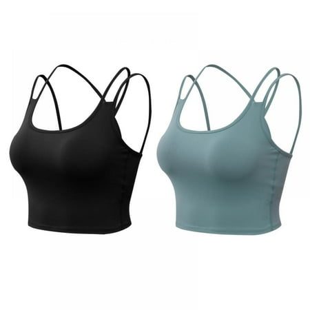 Xmarks Sport Bras for Women Criss Cross Back - Cross Back Padded Wirefree Comfort Workout Bras for Yoga Fitness S-2XL(2-Packs)
Xmarks Sport Bras for Women Criss Cross Back - Cross Back Padded Wirefree Comfort Workout Bras for Yoga Fitness S-2XL(2-Packs)