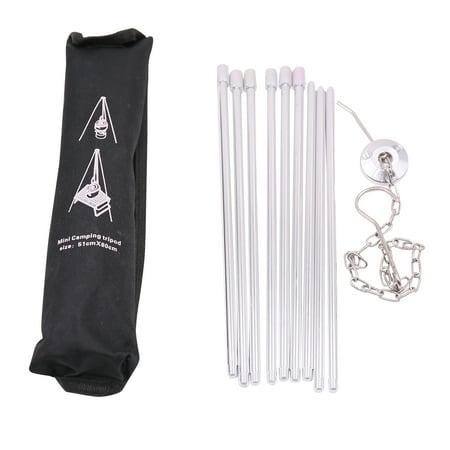 Eccomum Portable Telescopic Tripod 3 Sections Aluminum Alloy Outdoor Camping Picnic Hanging Pot Holder
Eccomum Portable Telescopic Tripod 3 Sections Aluminum Alloy Outdoor Camping Picnic Hanging Pot Holder
