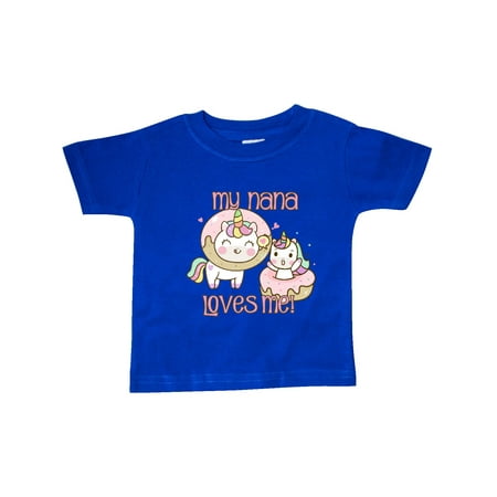 Inktastic My Nana Loves Me Unicorn Gift Baby Boy or Baby Girl T-Shirt 
Inktastic My Nana Loves Me Unicorn Gift Baby Boy or Baby Girl T-Shirt