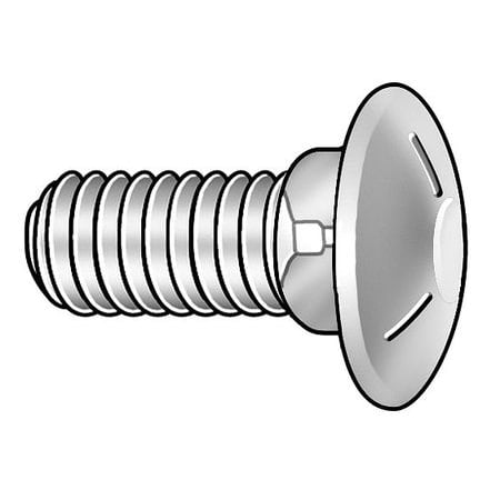 CrrgBlt Stl ZncPltd 1 3/4in Sqr PK100