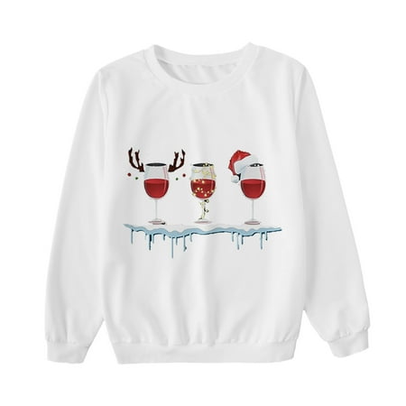 Scyoekwg Christmas Pajamas for Family Round Neck Sweatshirt Holiday Family Long Sleeve Pullover Comfy Loose Christmas Pattern Print Casual Parent-Child Wear White S
Scyoekwg Christmas Pajamas for Family Round Neck Sweatshirt Holiday Family Long Sleeve Pullover Comfy Loose Christmas Pattern Print Casual Parent-Child Wear White S