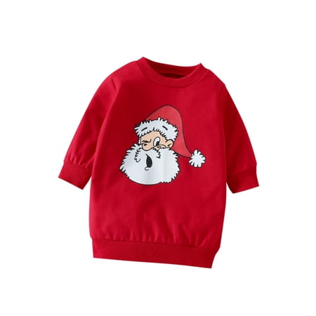 Sunisery Kids Toddler Christmas Sweatshirt Casual Santa Print Long Sleeve Crew Neck Pullover T-shirt for Boys Girls
Sunisery Kids Toddler Christmas Sweatshirt Casual Santa Print Long Sleeve Crew Neck Pullover T-shirt for Boys Girls