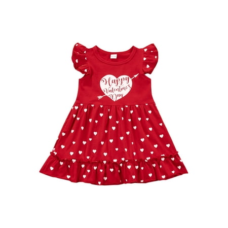 Bebiullo Toddler Baby Girls Valentine’s Day Dress Heart Print Little Daddy’s Valentine Bodysuit Tutu Outfit Red 3-4 Years
Bebiullo Toddler Baby Girls Valentine’s Day Dress Heart Print Little Daddy’s Valentine Bodysuit Tutu Outfit Red 3-4 Years