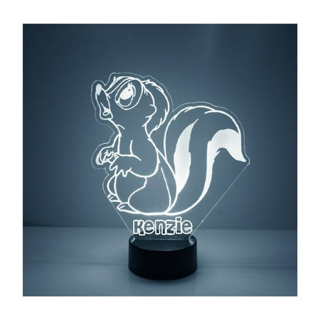 Light Up Skunk Custom Engraved Night Light Personalized Free 16 Color Options with Remote Control Skunk Desk Lamp
Light Up Skunk Custom Engraved Night Light Personalized Free 16 Color Options with Remote Control Skunk Desk Lamp
