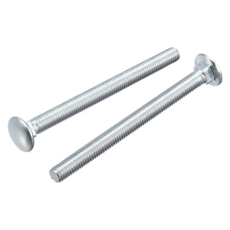 3/8-16x5 Carriage Bolt Q235 Carbon Steel Zinc Plated 5 Pack