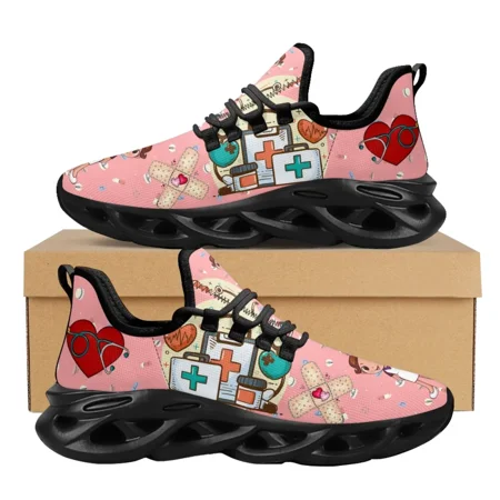 Female Pink Blade Shoes Cartoon Medical Supplies Soft Sole Flats Sneakers for Women Custom Design Anti-slip Tenis De Mujer 2024
Female Pink Blade Shoes Cartoon Medical Supplies Soft Sole Flats Sneakers for Women Custom Design Anti-slip Tenis De Mujer 2024