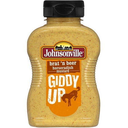 brats n beer johnsonville brat n beer horseradish mustard 9 75 oz brats n beer johnsonville brat n beer horseradish mustard 9 75 oz