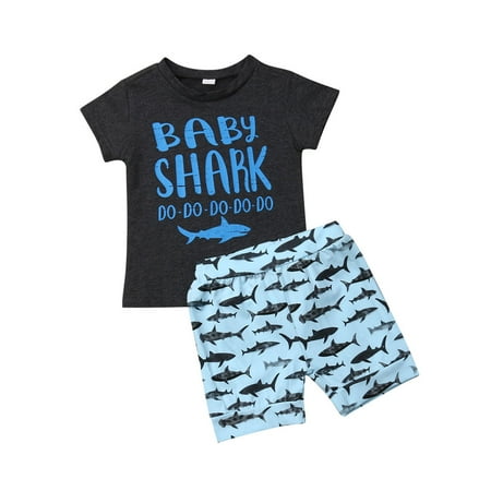 Canrulo Toddler Kids Baby Boy Shark Summer Clothes Tops T-Shirt Shorts Pants 2PCS Outfits Grey 6-12 Months
Canrulo Toddler Kids Baby Boy Shark Summer Clothes Tops T-Shirt Shorts Pants 2PCS Outfits Grey 6-12 Months