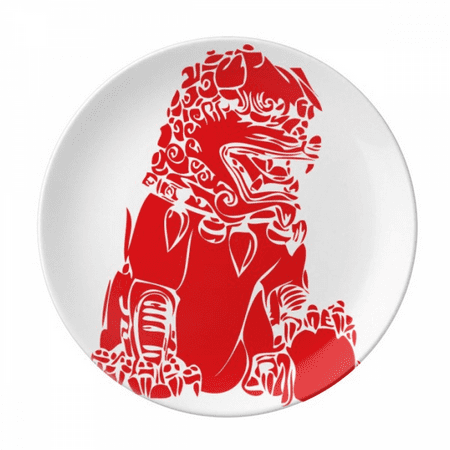 China Red Lion Paper Cut Patriotism Plate Decorative Porcelain Salver Tableware Dinner Dish
China Red Lion Paper Cut Patriotism Plate Decorative Porcelain Salver Tableware Dinner Dish