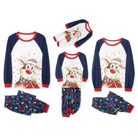 PDYLZWZY Christmas Matching Family Pajamas Set Cartoon Elk Gift Tops String Light Print Pants Sleepwear
PDYLZWZY Christmas Matching Family Pajamas Set Cartoon Elk Gift Tops String Light Print Pants Sleepwear