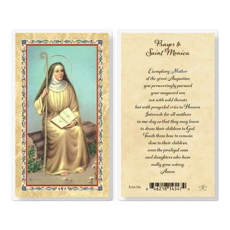 St. Monica Prayer - Biography Gold-Stamped Laminated Catholic Prayer Holy Card with Prayer on Back Pack of 25
St. Monica Prayer - Biography Gold-Stamped Laminated Catholic Prayer Holy Card with Prayer on Back Pack of 25