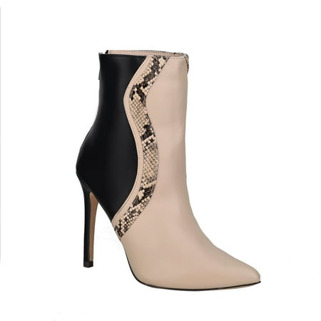 MKF Collection Ankle Women s Boot with Thin Heel by Mia K