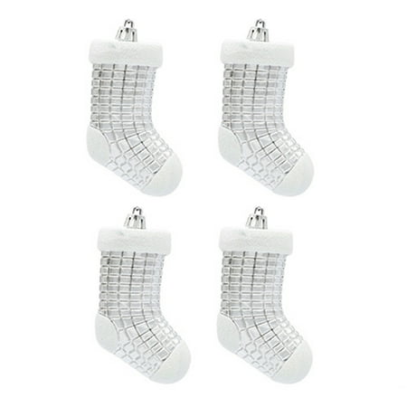Hadanceo 4 Pcs/Set Christmas Stocking Smooth Surface Contrast Colors Reusable Festive Lightweight Decorative Electroplated with Rope Christmas Tree Pendant for Christmas
Hadanceo 4 Pcs/Set Christmas Stocking Smooth Surface Contrast Colors Reusable Festive Lightweight Decorative Electroplated with Rope Christmas Tree Pendant for Christmas