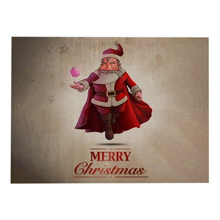 CHGBMOK Christmas Placemat Family Table Atmosphere Arrangement Supplies Decorations Savings up to 30% off
CHGBMOK Christmas Placemat Family Table Atmosphere Arrangement Supplies Decorations Savings up to 30% off