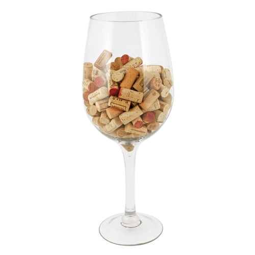 Big Bordeaux Glass Cork Holder by True