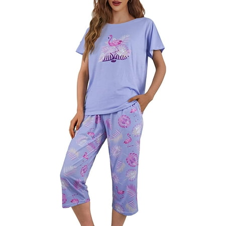 Womens Pajamas Set Women Pjs Sets Sleepwear for Women Soft Sleep Sets for Women with 2 Pockets
Womens Pajamas Set Women Pjs Sets Sleepwear for Women Soft Sleep Sets for Women with 2 Pockets