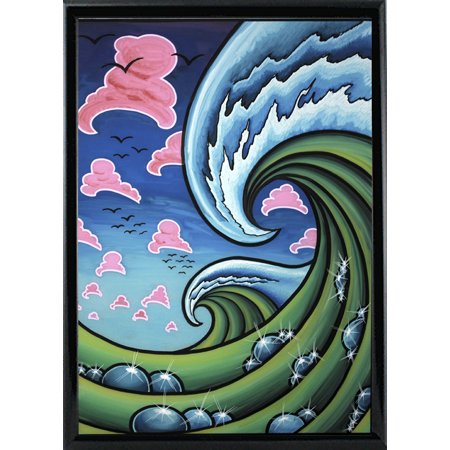 Bbb-MARNAS126172 Print 14.5"x10.25" by Martin Nasim in a Black Metal Frame