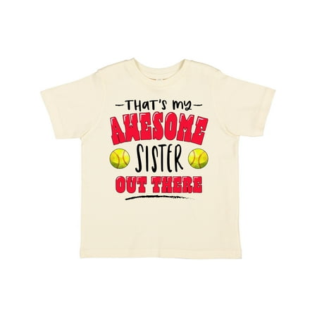 Inktastic That s My Awesome Sister out There with Softballs Gift Toddler Boy or Toddler Girl T-Shirt
Inktastic That s My Awesome Sister out There with Softballs Gift Toddler Boy or Toddler Girl T-Shirt