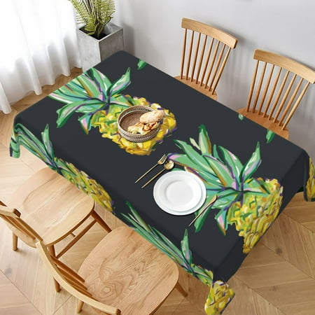 Tablecloth Pineapples Table Cloth For Rectangle Tables Waterproof Resistant Picnic Table Covers For Kitchen Dining/Party(60x90in)
Tablecloth Pineapples Table Cloth For Rectangle Tables Waterproof Resistant Picnic Table Covers For Kitchen Dining/Party(60x90in)