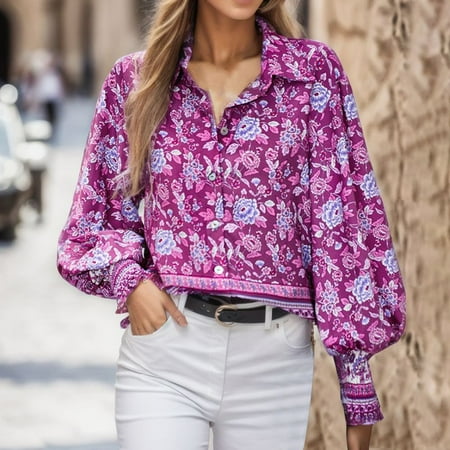 Sun Protection Clothing Women Long Sleeve Swimsuits for Women Printed Casual Uv Shirts for Women Women s Rash Guard Shirts Purple XL
Sun Protection Clothing Women Long Sleeve Swimsuits for Women Printed Casual Uv Shirts for Women Women s Rash Guard Shirts Purple XL