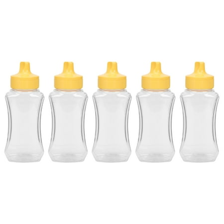 5pcs SqEeaze Condiment Bottles Salad Sauce Dispenser Kitchen Ketchup Cruet