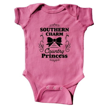 Inktastic Southern Charm Country Princess with Bow Gift Baby Girl Bodysuit