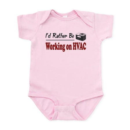 CafePress - Rather Be Working On HVAC Infant Bodysuit - Baby Light Bodysuit Size Newborn - 24 Months
CafePress - Rather Be Working On HVAC Infant Bodysuit - Baby Light Bodysuit Size Newborn - 24 Months