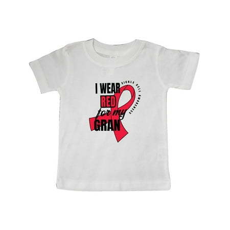 Inktastic Sickle Cell Awareness I Wear Red For My Gran Gift Baby Boy or Baby Girl T-Shirt
Inktastic Sickle Cell Awareness I Wear Red For My Gran Gift Baby Boy or Baby Girl T-Shirt