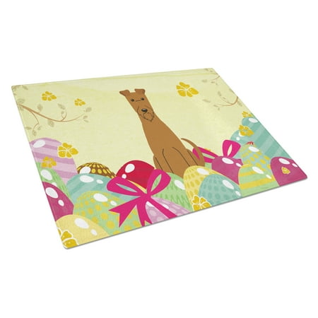 Carolines Treasures BB6062LCB Easter Eggs Irish Terrier Glass Cutting Board - Large
Carolines Treasures BB6062LCB Easter Eggs Irish Terrier Glass Cutting Board - Large