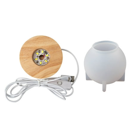 Light Molds Base Resin Bulb Silicone Mold Led Wooden Night 3D Lamp Display Wood Round Lighted Diy Sphere Stand Desktop
Light Molds Base Resin Bulb Silicone Mold Led Wooden Night 3D Lamp Display Wood Round Lighted Diy Sphere Stand Desktop