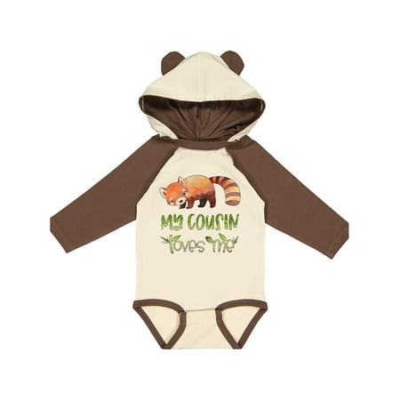 Inktastic My Cousin Loves Me Cute Red Panda Gift Baby Boy or Baby Girl Long Sleeve Bodysuit
Inktastic My Cousin Loves Me Cute Red Panda Gift Baby Boy or Baby Girl Long Sleeve Bodysuit